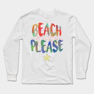 OTE beach please w/ star Long Sleeve T-Shirt